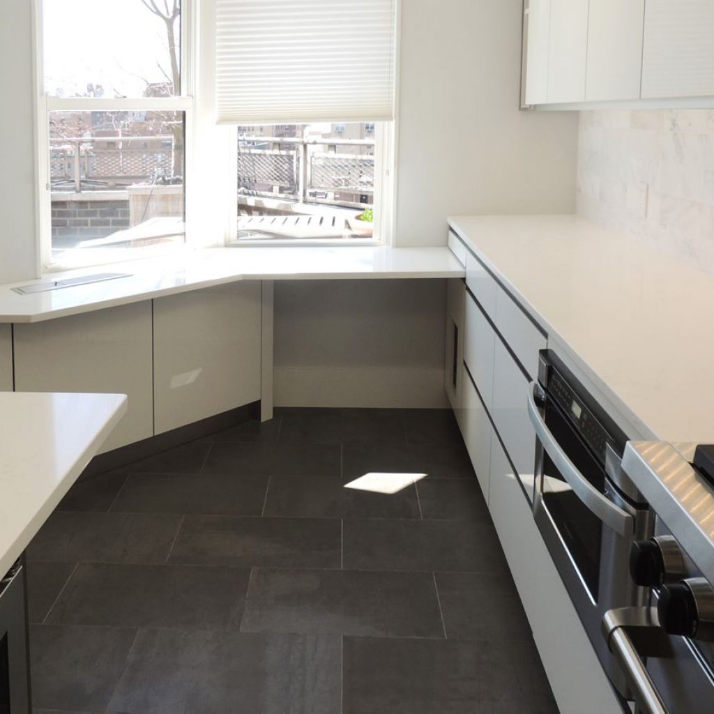 A blind corner cabinet is the perfect storage solution for NYC apartments