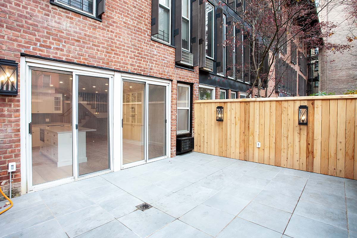 A Partial Contemporary Renovation Featuring Patio Remodel on the Upper West Side