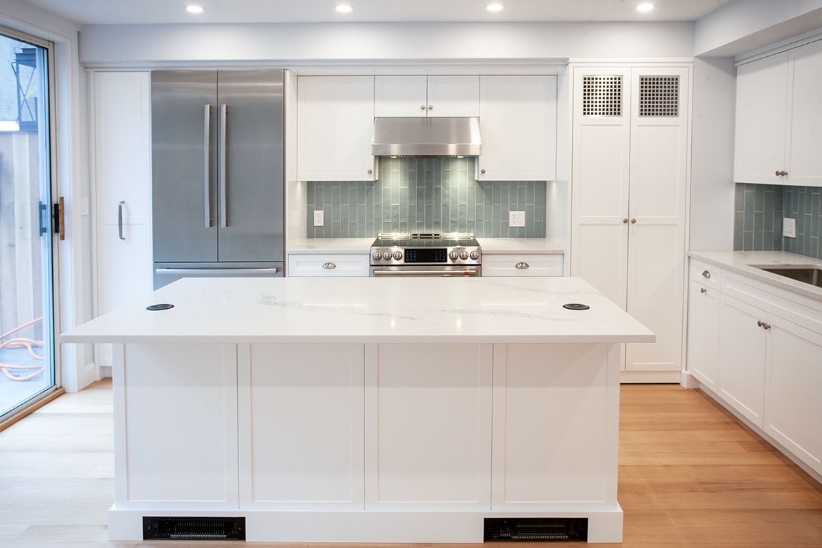UWS kitchen renovation by Paula McDonald featuring custom cabinetry 