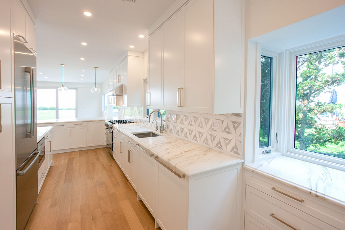 Kitchen Remodeling After Picture in Atlantic Beach, NY by Paula McDonald Design Build & Interiors 