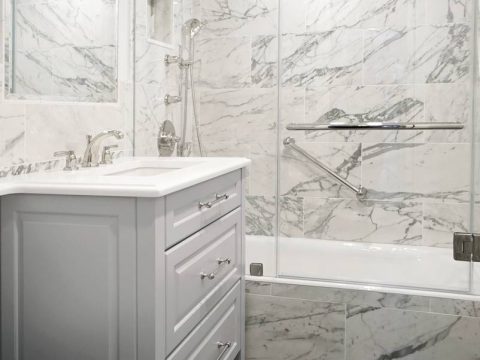 Custom vanities for bathroom renovation NYC