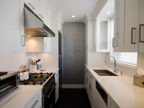 Prewar Apartment Renovation on the UES w/ open kitchen