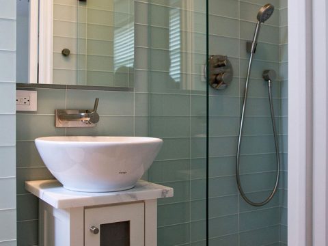 interior design with custom bathroom vanity NYC