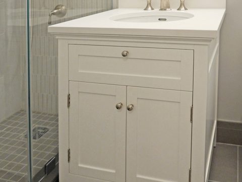 interior renovations with custom bathroom vanities NYC
