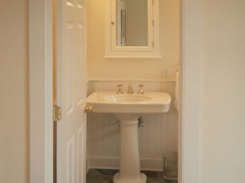 Manhattan residential construction featuring custom bathroom vanities