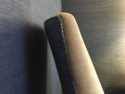 close up of high-quality material in Interior furnishing and custom features