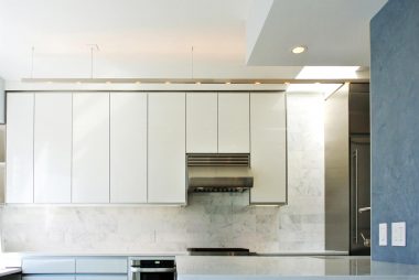 UES Manhattan Penthouse Renovation featuring custom kitchen design