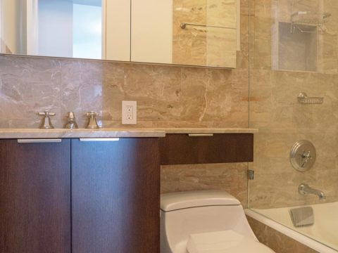 custom bathroom vanity design for NYC home remodeling
